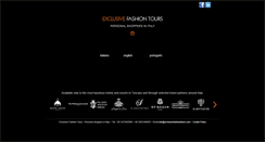 Desktop Screenshot of exclusivefashiontours.com